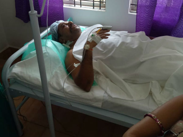 Minister N Amaranatha Reddy undergoes surgery at Palamaner Government hospital Minister N Amaranatha Reddy undergoes surgery at Palamaner Government hospital