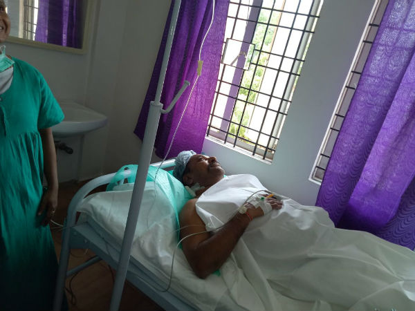 Minister N Amaranatha Reddy undergoes surgery at Palamaner Government hospital Minister N Amaranatha Reddy undergoes surgery at Palamaner Government hospital