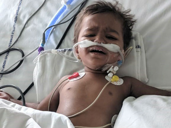 This family need RS 10 lakhs for their child health This family need RS 10 lakhs for their child health