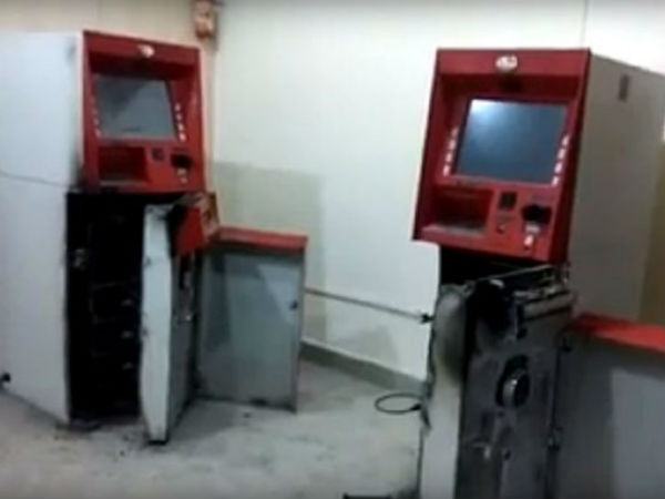 Two ICICI ATMs burgled in Hyderabad Two ICICI ATMs burgled in Hyderabad