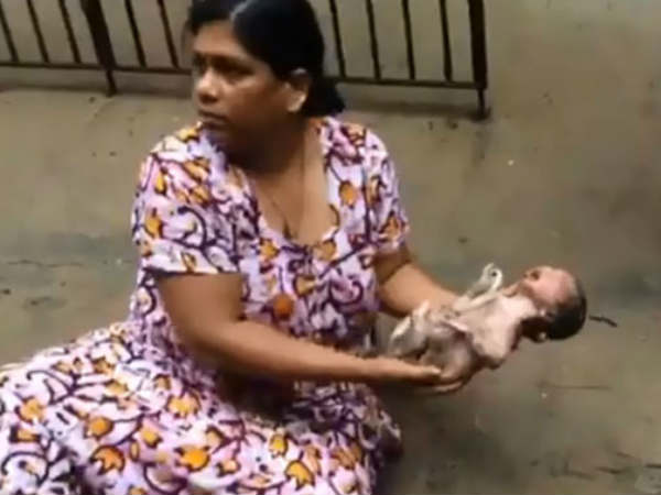 New born found inside drain,Rescued by a woman after hearing cries New born found inside drain,Rescued by a woman after hearing cries