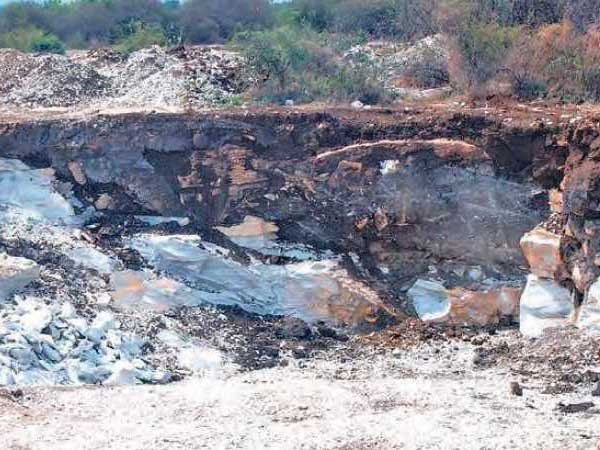 CIDs investigation started on Lime stone illegal mining CIDs investigation started on Lime stone illegal mining