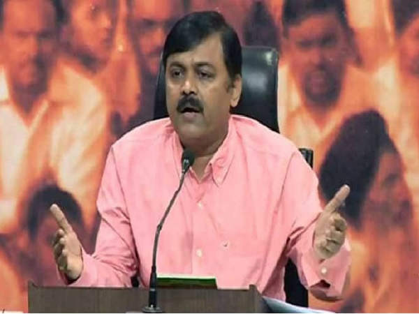 BJP MP GVL fire over AP Government over Amaravathi Bonds BJP MP GVL fire over AP Government over Amaravathi Bonds