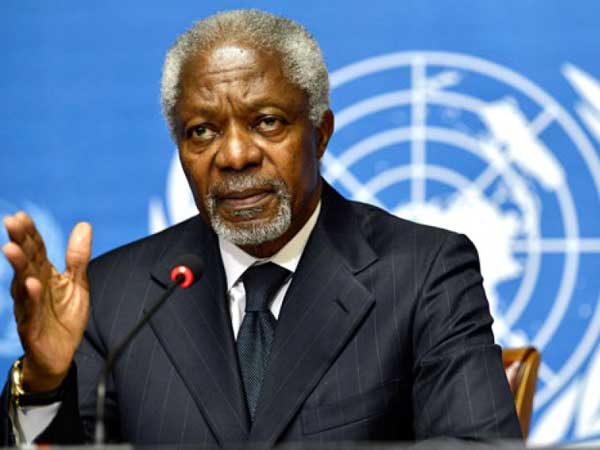 Former UN Secretary General Kofi Annan no more Former UN Secretary General Kofi Annan no more