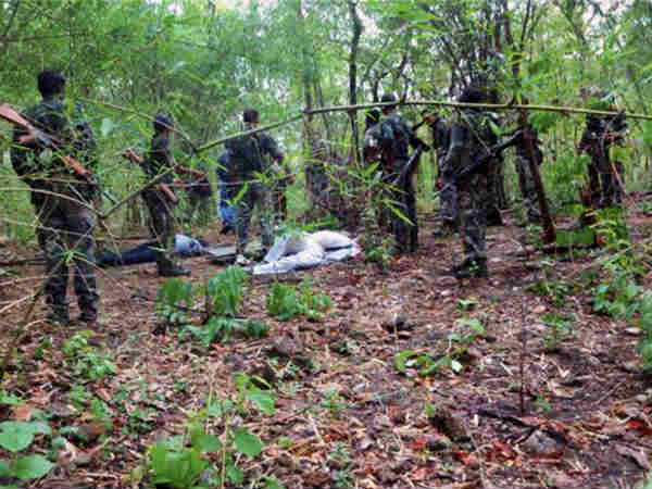 14 Maoists killed in encounter in Chhattisgarh forest 14 Maoists killed in encounter in Chhattisgarh forest