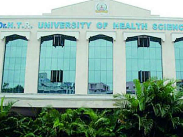 Tension:Students Protest At NTR Health University Over Medical Seats Councelling Procedure Tension:Students Protest At NTR Health University Over Medical Seats Councelling Procedure