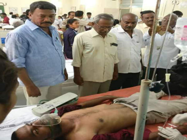 Police Lathi Charge Student Organizations protesters in Kadapa Police Lathi Charge Student Organizations protesters in Kadapa