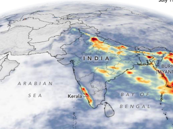 Not only Kerala,satellite images show abnormal rains in southeast Asia too..! Not only Kerala,satellite images show abnormal rains in southeast Asia too..!