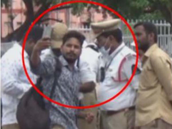 drunken youth shocked police with his behaviour in secunderabad drunken youth shocked police with his behaviour in secunderabad