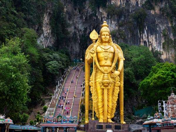Colourful paint job on Malaysias Batu Caves staircase may be illegal Colourful paint job on Malaysias Batu Caves staircase may be illegal