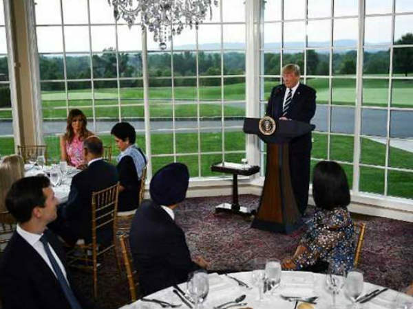 Donald Trump Hosts Top CEOs, Including Indra Nooyi, Ajay Banga For Dinner Donald Trump Hosts Top CEOs, Including Indra Nooyi, Ajay Banga For Dinner