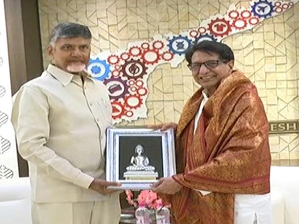 Ajit Singh meets CM Chandra babu Ajit Singh meets CM Chandra babu