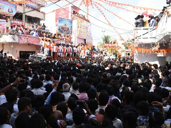 Ganesh immersion: Balapur Laddu auctioned for Rs.16.6 lakh Ganesh immersion: Balapur Laddu auctioned for Rs.16.6 lakh