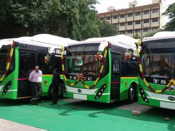 5 electric buses to hit Hyderabad roads 5 electric buses to hit Hyderabad roads