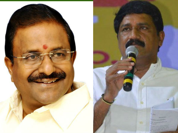 Minister Ganta Srinivasarao thrown challenge BJP MLC Somu Veerraju Minister Ganta Srinivasarao thrown challenge BJP MLC Somu Veerraju