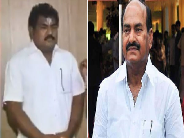 Swami Prabodhananda supporter fire over MP JC Diwakar Reddy Swami Prabodhananda supporter fire over MP JC Diwakar Reddy