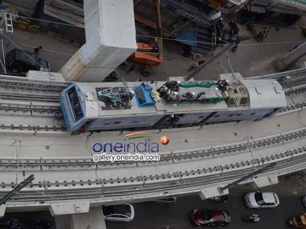 Metro to chug on Ameerpet-LB Nagar line from September 24 Metro to chug on Ameerpet-LB Nagar line from September 24