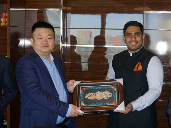 AP IT Minister Nara Lokesh Attended World Economic Forum Meet in China AP IT Minister Nara Lokesh Attended World Economic Forum Meet in China