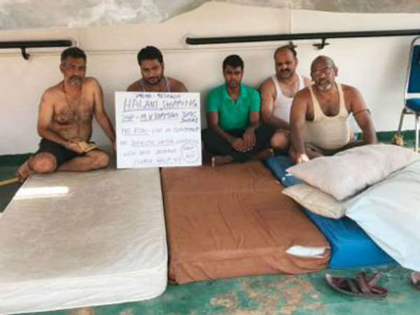 Eight Indian Sailors Stranded on Ship for 9 Months in UAE Eight Indian Sailors Stranded on Ship for 9 Months in UAE