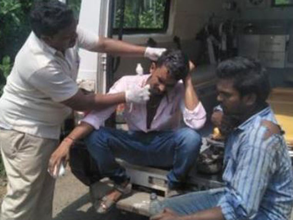 tdp activists fights each other in east godavari district tdp activists fights each other in east godavari district