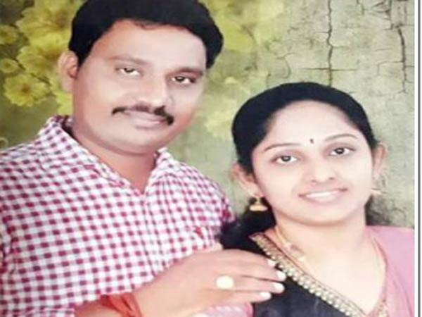 భార్యను అదుపులోకి తీసుకుని..