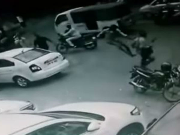 ధైర్యం చేసిన యువకుడు