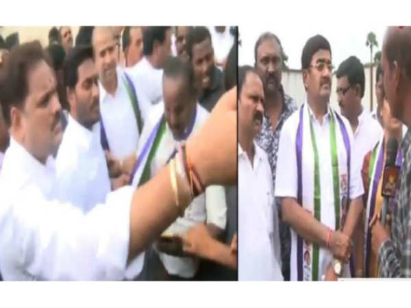 Indukuri Raghu Raju Joins YSRCP Indukuri Raghu Raju Joins YSRCP