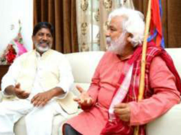 తెలంగాణ కాంగ్రెస్ ప్రచార కమిటీ చైర్మన్ మల్లు భట్టి విక్రమార్క తో గద్దర్ భేటీ..!!