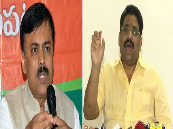 BJP MP GVL,TDP MLA Buddha Venkanna in war of words BJP MP GVL,TDP MLA Buddha Venkanna in war of words