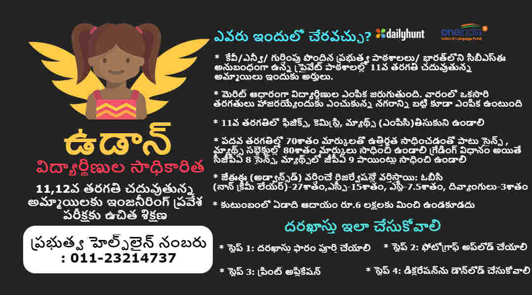 Udaan: Inspiring girl students and giving wings to their dreams Udaan: Inspiring girl students and giving wings to their dreams