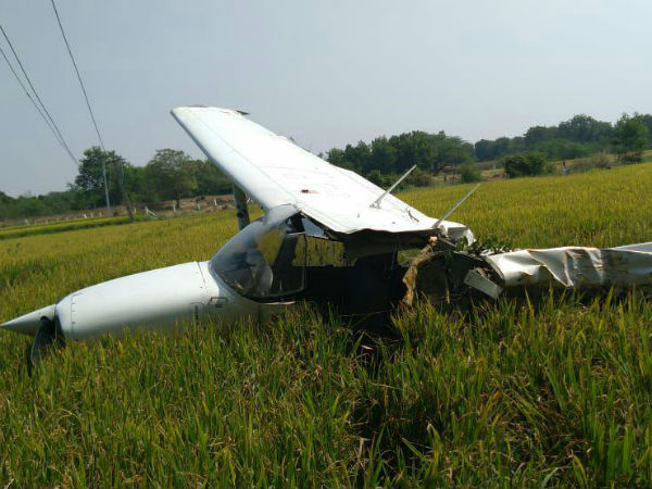 training flight falls in agricultural field at rangareddy district training flight falls in agricultural field at rangareddy district