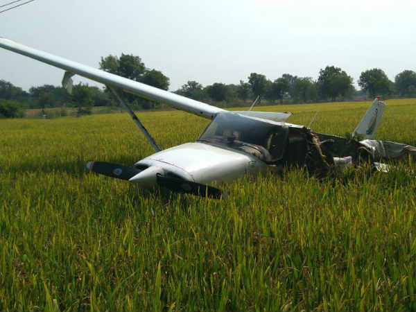 training flight falls in agricultural field at rangareddy district training flight falls in agricultural field at rangareddy district