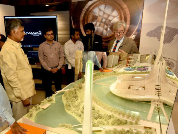 New Structures of new Assembly and Secretariat are Ready in Amaravathi... New Structures of new Assembly and Secretariat are Ready in Amaravathi...