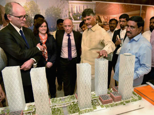 New Structures of new Assembly and Secretariat are Ready in Amaravathi... New Structures of new Assembly and Secretariat are Ready in Amaravathi...