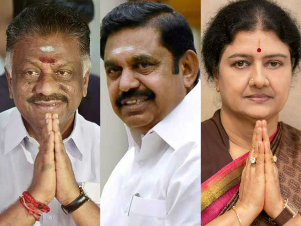 పళని, పన్నీర్ హ్యాండ్