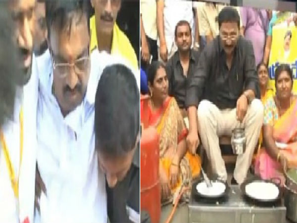 TDP MLC Adireddy Apparao faints during party Padayatra TDP MLC Adireddy Apparao faints during party Padayatra