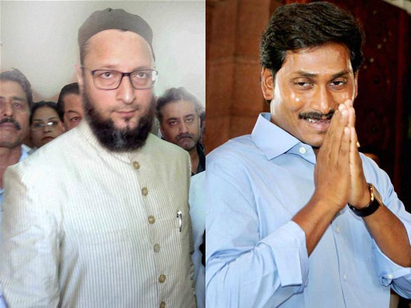 MIM Chief announced open support for Jagan in AP : He politicall target Chandra Babu.. MIM Chief announced open support for Jagan in AP : He politicall target Chandra Babu..