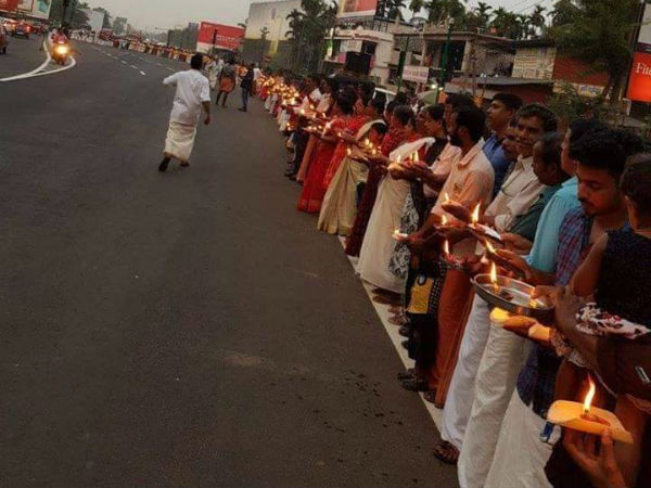 ayyappa devotees innovative protest ayyappa devotees innovative protest