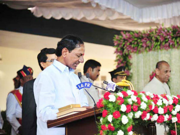 Telangana CM KCR swearing in ceremony updates Telangana CM KCR swearing in ceremony updates