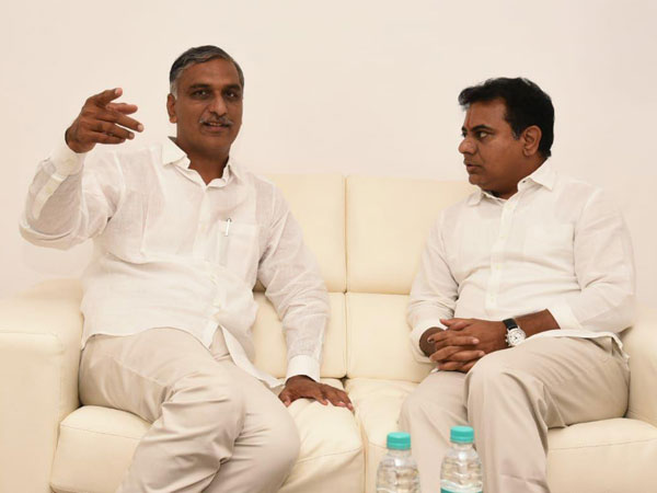 హరీష్ ను సంతృప్తి పరచటానికే అన్నట్లు గా