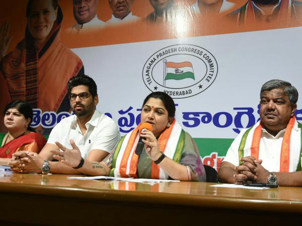 కేసీఆర్పై ఖుష్బూ తీవ్ర వ్యాఖ్యలు