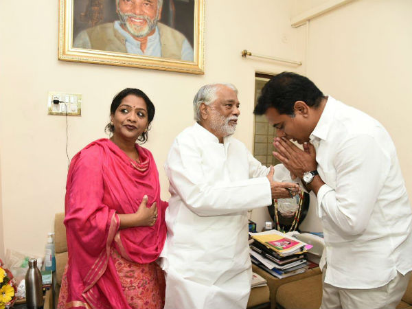 కేశవ రావును కలిసిన కేటీఆర్