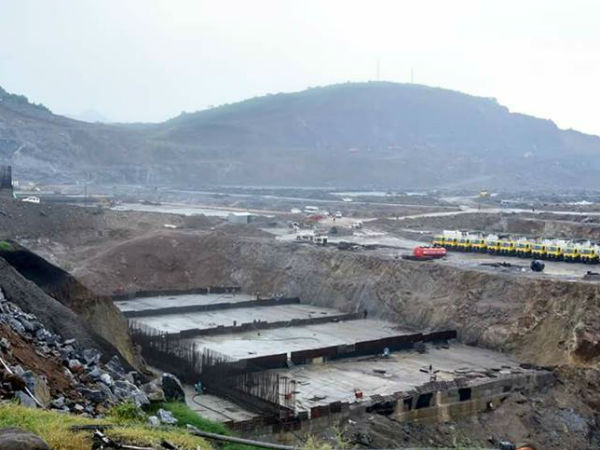 Key step in Polavaram project : Spillway Gates work starts Key step in Polavaram project : Spillway Gates work starts