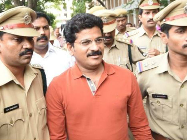 Telangana Congress Working President Revanth Reddy Arrest..! Telangana Congress Working President Revanth Reddy Arrest..!