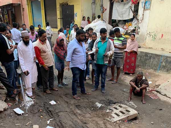 Small Blast in Jubilee Hills, Clues team reaches Small Blast in Jubilee Hills, Clues team reaches