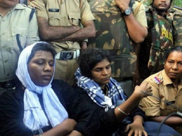 బిందు ఇంటి దగ్గర భారీగా పోలీసులు