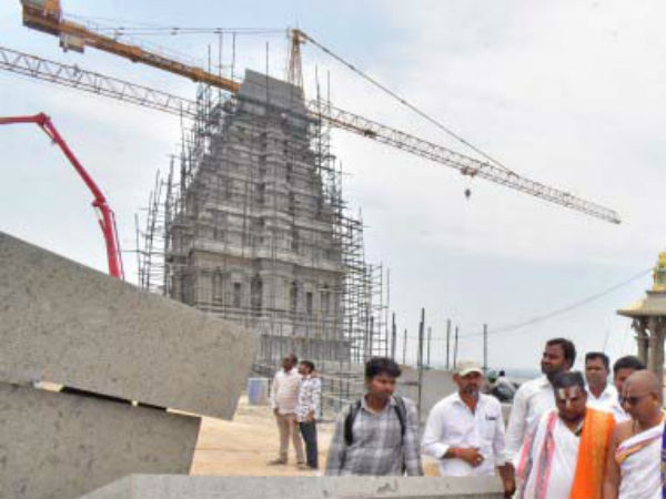 3 నెలల్లోగా ప్రధాన ఆలయం.. 1200 గజాల్లో కోనేరు