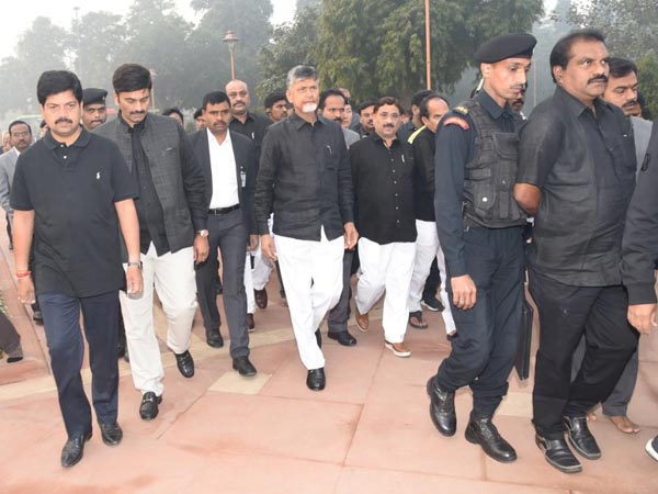 Babus Team March in Delhi streets : Meet President on AP Issues.. Babus Team March in Delhi streets : Meet President on AP Issues..