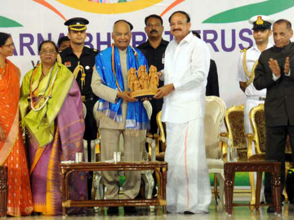 Kovind in Swarna Bharathi Trust : Venkaiah services inspiration for all.. Kovind in Swarna Bharathi Trust : Venkaiah services inspiration for all..
