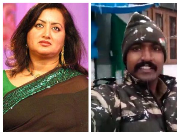 Amabreesh wife Sumalatha Ambareesh gave half acer land to martyr soldier H.Guru. Amabreesh wife Sumalatha Ambareesh gave half acer land to martyr soldier H.Guru.